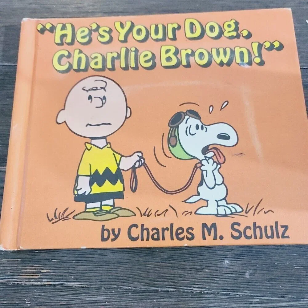 Vintage 1960s He's Your Dog Charlie Brown! 1st Edition Picture Book